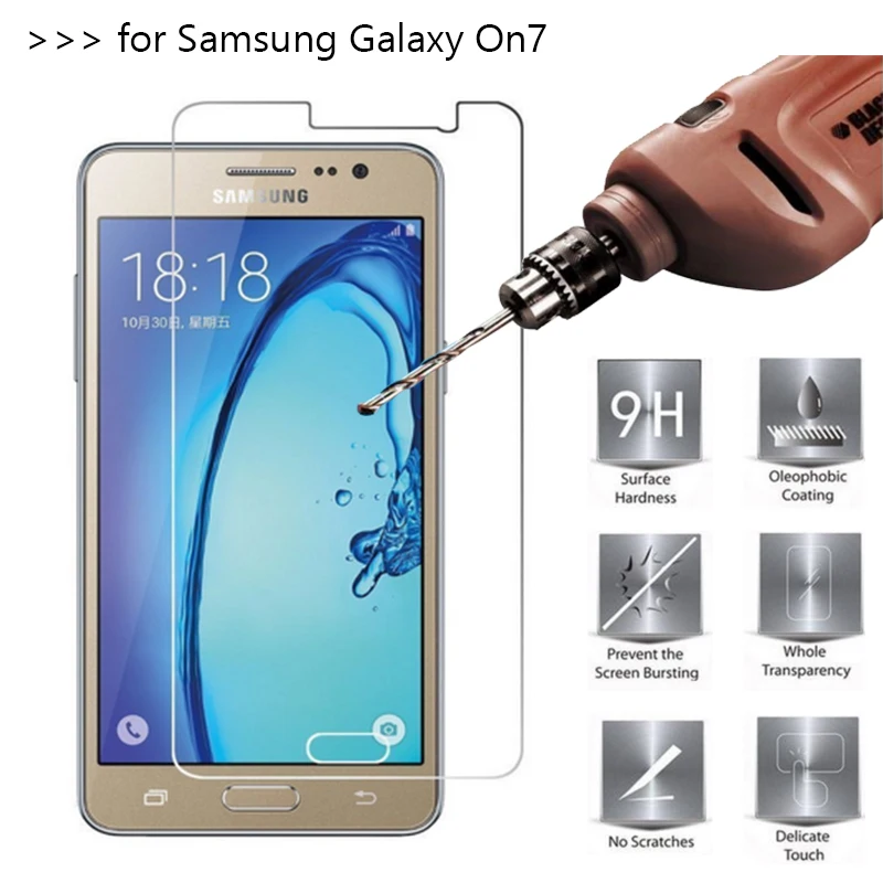 5 шт./лот закаленное Стекло Экран протектор для samsung Galaxy On7 G6000 Защитная пленка On7| |