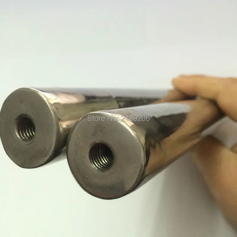 60 шт. Сильный неодимовый магнит D25*150 мм 12000 Гауссов с отверстием для винта внутри на магнитной палке из железного материала.