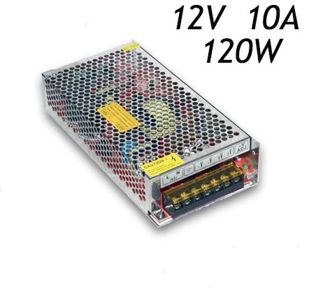 Драйвер импульсного источника питания для светодиодной ленты 12 В 10 А 120 Вт 5