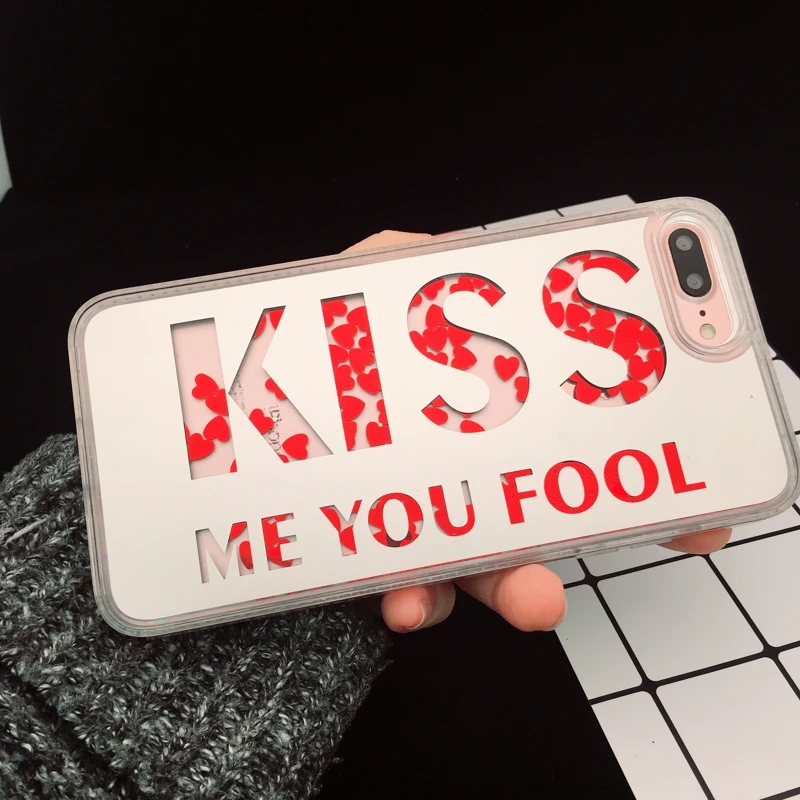 Роскошный для iPhone 6 S Plus Аксессуары зеркальный блестящий динамичный жидкий песок