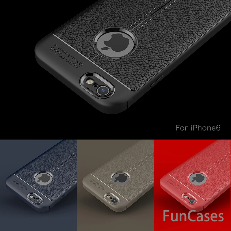 Новые Роскошные ультра-тонкие мягкие чехлы из ТПУ чехол для iPhone 7 Plus кожаные