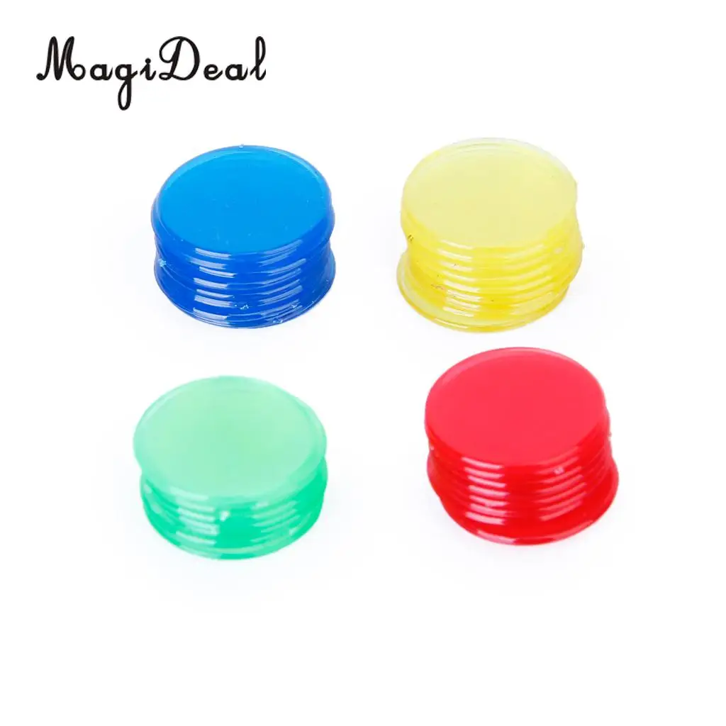 MagiDeal 400Pcs PRO 4 Colors Count Bingo Chips Markers for Family Party Carnival Hot Selling Entertainment Game Accessory | Спорт и