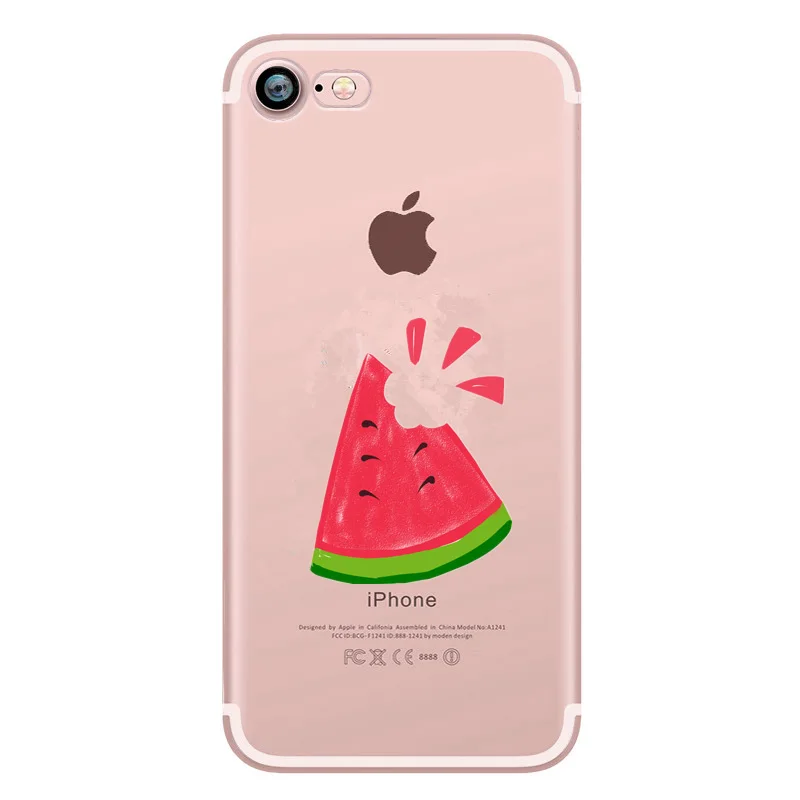 Фрукты чехол для iPhone X с накладками телефона сумка клубника милые изображением