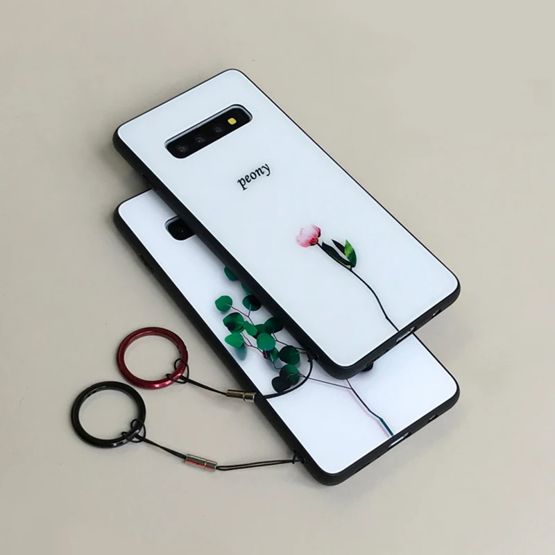 Чехол YHBBCASES для телефона с изображением летних растений листьев цветов Samsung Galaxy S10
