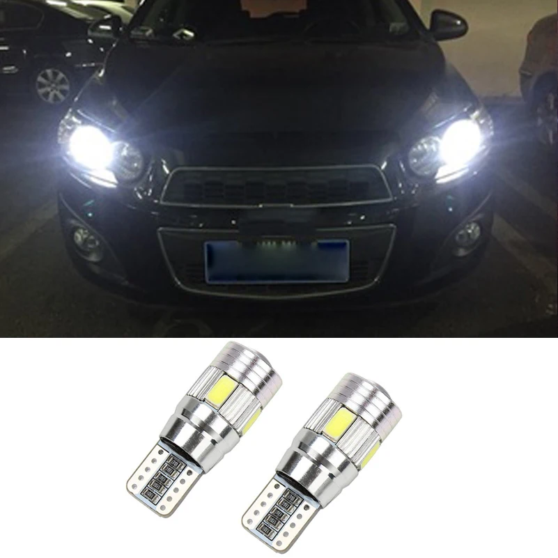 T10 W5W Canbus 168 192 светодиодный светильник для номерного знака автомобиля Chevrolet Niva Spark