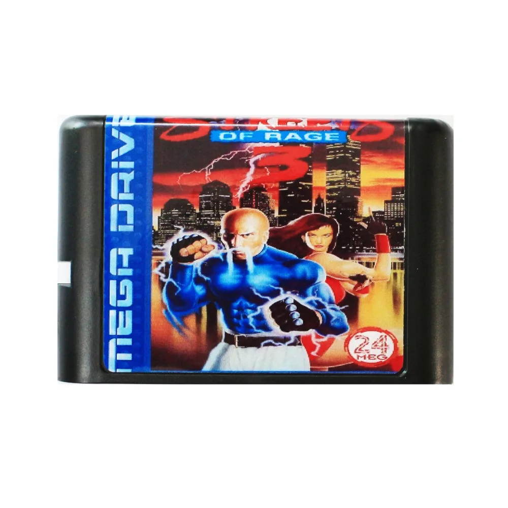 Улицы ярости 3 16 бит MD карточная игра для Sega игры SEGA Mega Drive Genesis|Картриджи| |