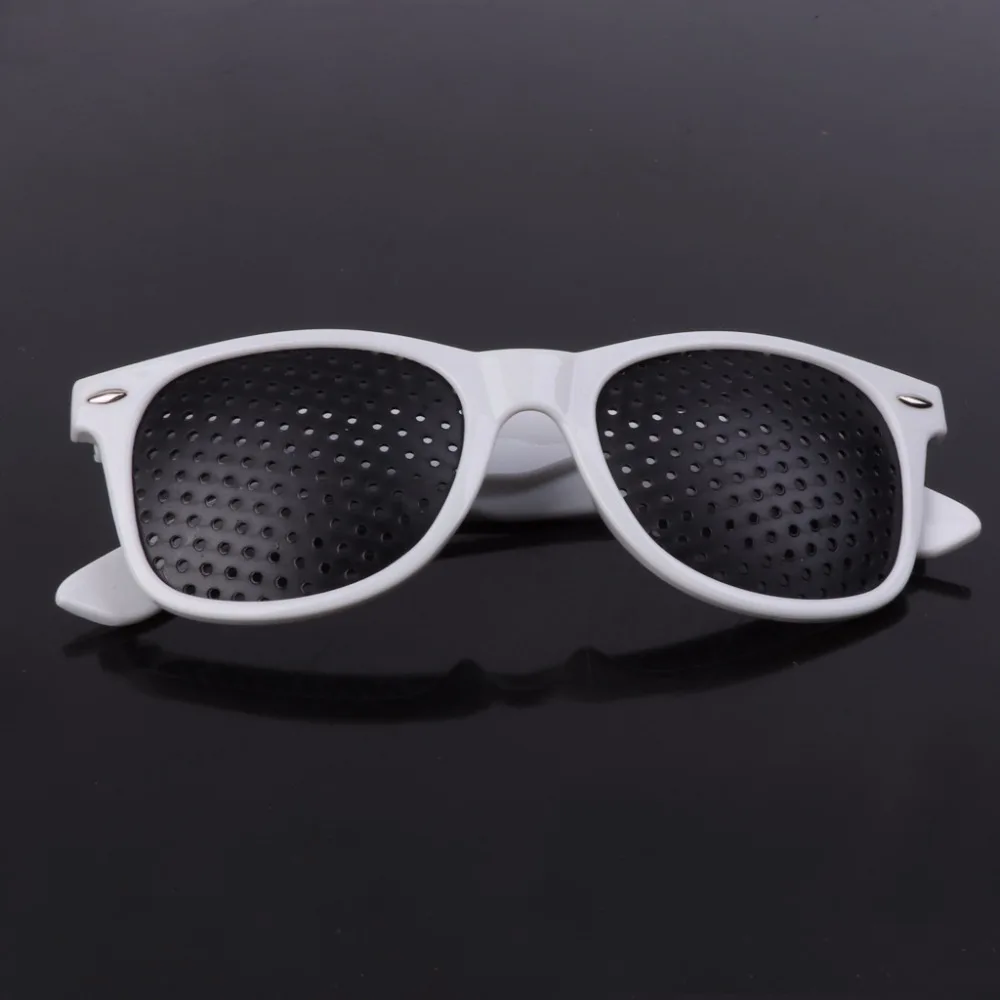 Очки с отверстиями для тренировки очки улучшения зрения черные + белые Новинка |