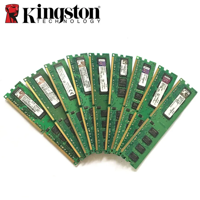 Оперативная память Kingston для настольных ПК 10 штук 2 Гб 800 МГц 240 контактов DIMM AMD intel |