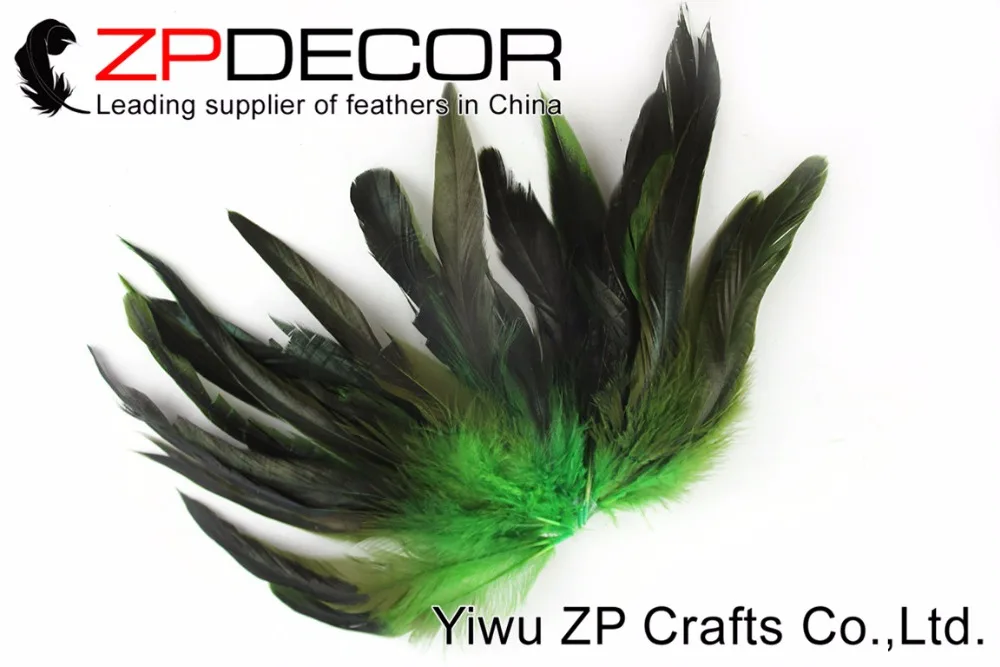 ZPDECOR 200 шт./лот 15 20 см (6 8 дюймов) ручной выбор красивый уникальный Келли зеленый