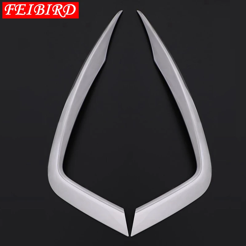 Fit For Audi A4 B9 2016 - 2019 ABS Bright Rear + Front Foglight Fog Lamp Lights Bezel Eyelid Eyebrow Decoration Frame Cover Trim |