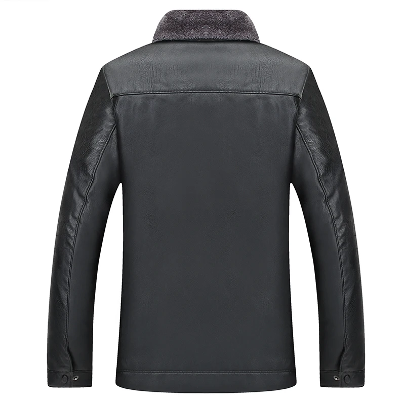 Мужская короткая куртка из натуральной овечьей кожи 10XL 8XL 6XL 5XL новая зимняя