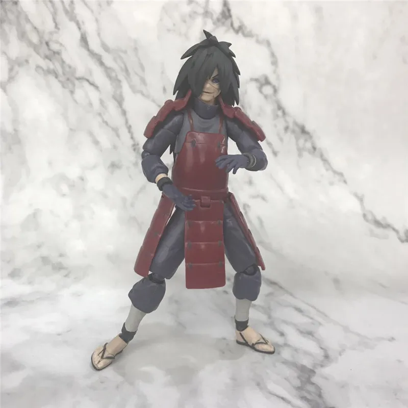 Аниме Наруто Shippuden фигурки Uchiha Madara SHF совместное мобильность ПВХ фигурку