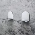 Нержавеющаясталь настенное крепление мыла дозатор-гель для душа держатель бутылки крючок для подвешивания вешалка Ванная комната Кухня органайзер не прилипает, не давит