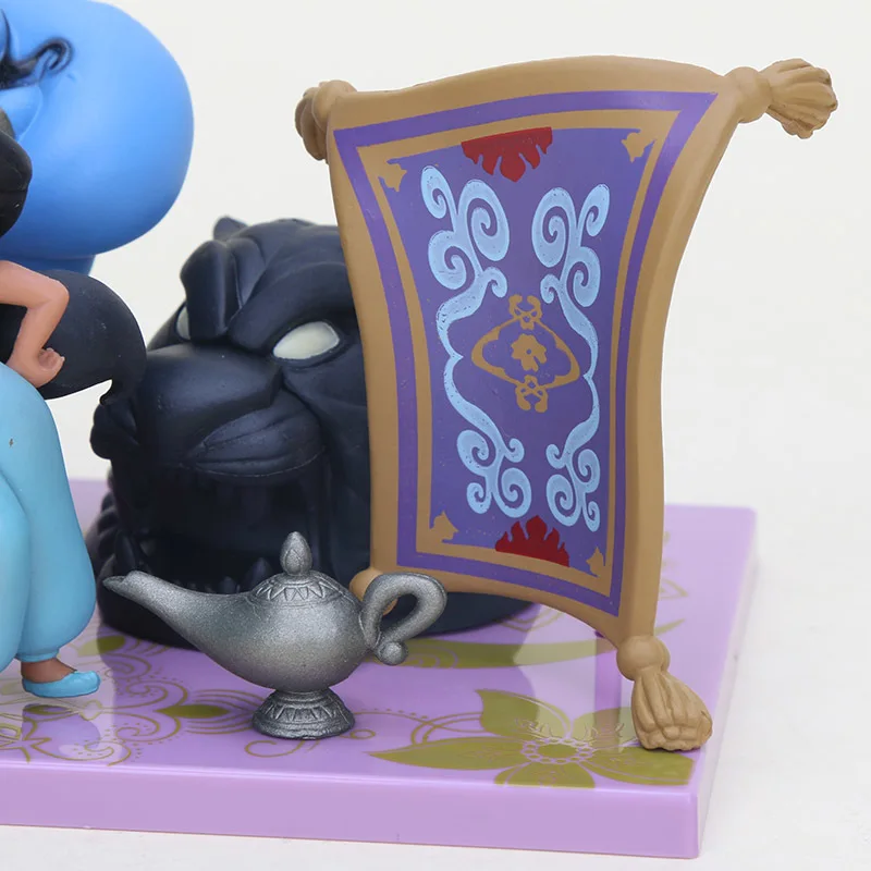 9 pz/набор figura giocattolo Aladino e La Aladdin Jasmine Male Scimmia Tigre del PVC фигурка героя модель Giocattolo 2 10