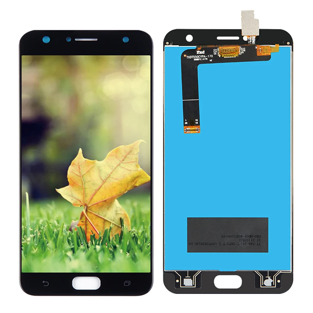 Black no Frame AAA Качество 5," Замена ЖК-дисплей сенсорный экран для ASUS Zenfone 4 Selfie ZD553KL X00LD ЖК-дисплей сенсорный экран+ рамка - Цвет: Black no Frame