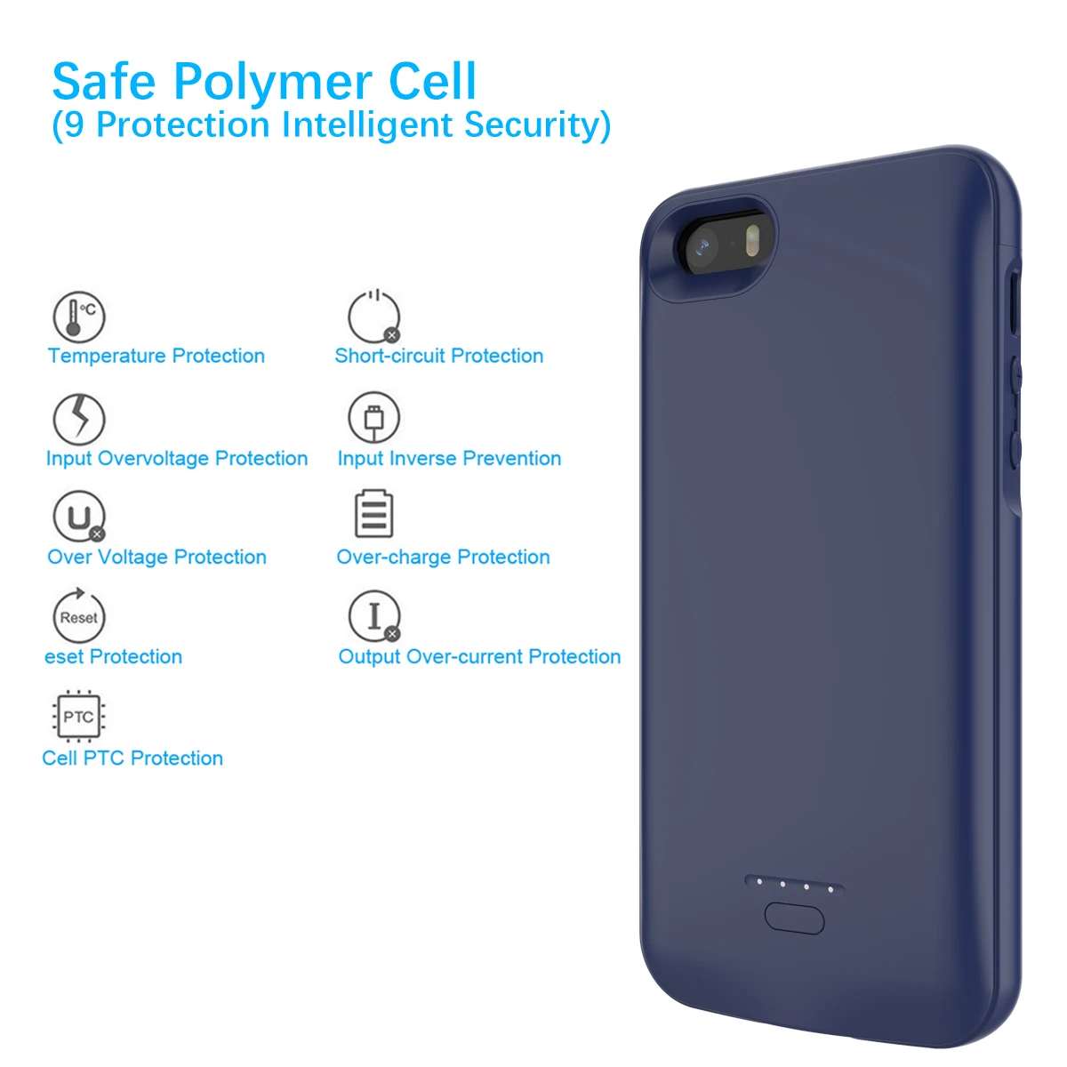 Зарядный чехол CASEWIN для iPhone SE 5SE 5 с аккумулятором 4000 мАч зарядным устройством 6 X Xs