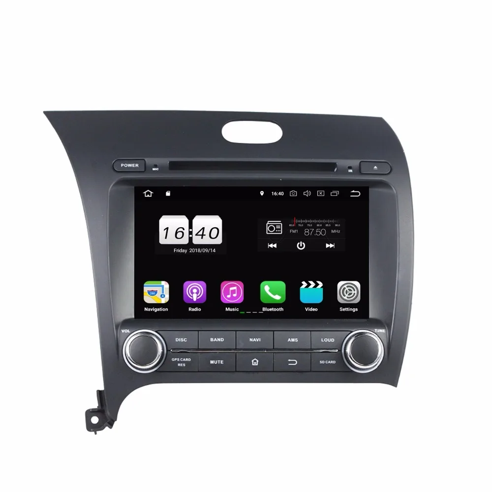 TDA7851 Android 8 1 2 Гб ОЗУ 4 ядра для kia CERATO K3 FORTE 2013-2017 BT Wifi GPS карта DVR камера OBD2 ТВ