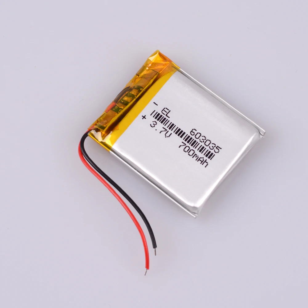 Полимерный аккумулятор 700 mah 3 7 V 603035 умный дом литий ионный для dvr gps mp3 плеер mp4