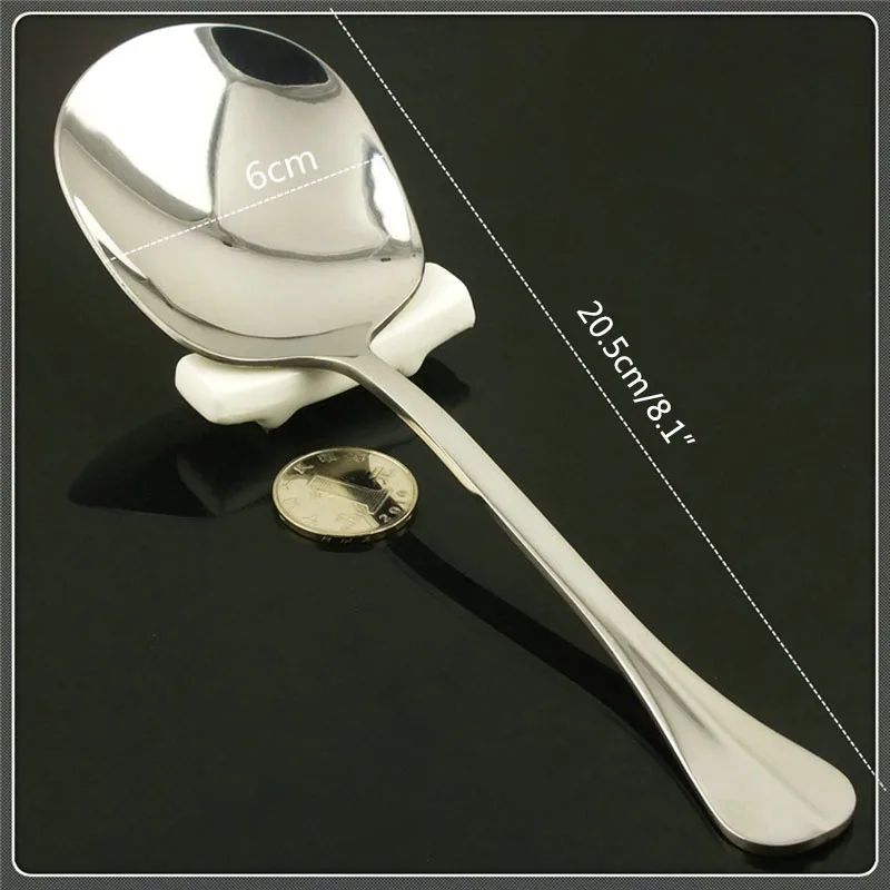 Ложка для салата из нержавеющей стали 2 шт.|dinnerware set|stainless steel foodstainless buffet |