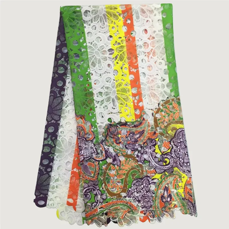 Новейшее Африканское кружево высокое качество гипюровое Африканский шнур