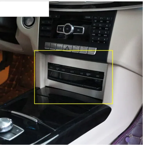 Алюминиевый центральный переключатель для Mercedes W212 Benz E-Class E200 E260 E300 2014-2016 крышка