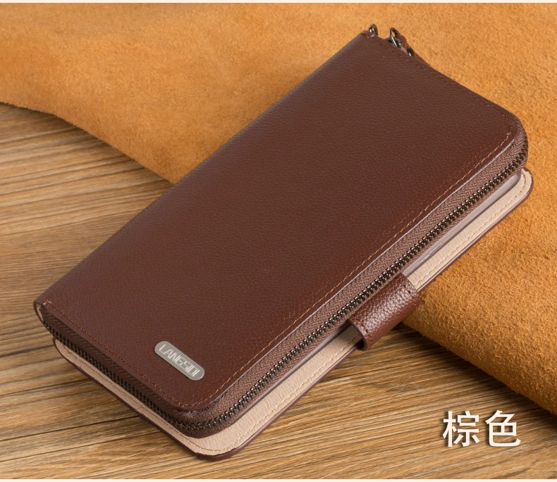 LANGSIDI многофункциональный кожаный флип-кошелек чехол для Xiaomi Mi Mix 2 redmi note 7 9T роскошные женские отделения для карт с подставкой
