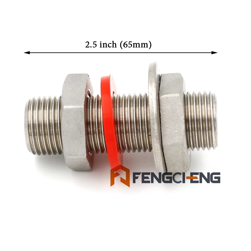 Переборка без косточек с переменной длиной 1/2 &quotNPS x 2 5&quot для чайника/кулера
