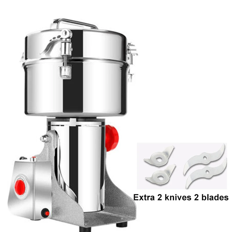 JamieLin 2500 г китайская медицина травяная зерношлифовальная машина Коммерческая