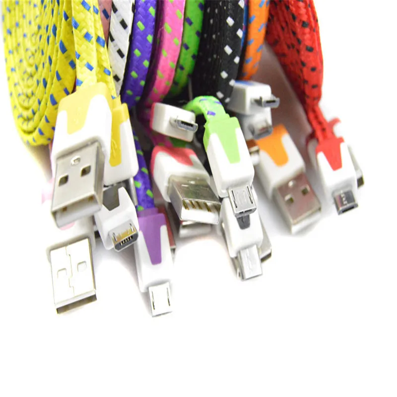 Micro USB кабель 1 м 2 3 синхронизация данных тканевое зарядное устройство для