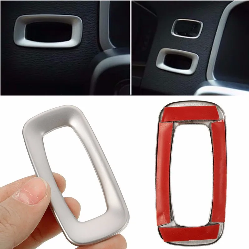 Автомобильные аксессуары из нержавеющей стали с блестками для украшения