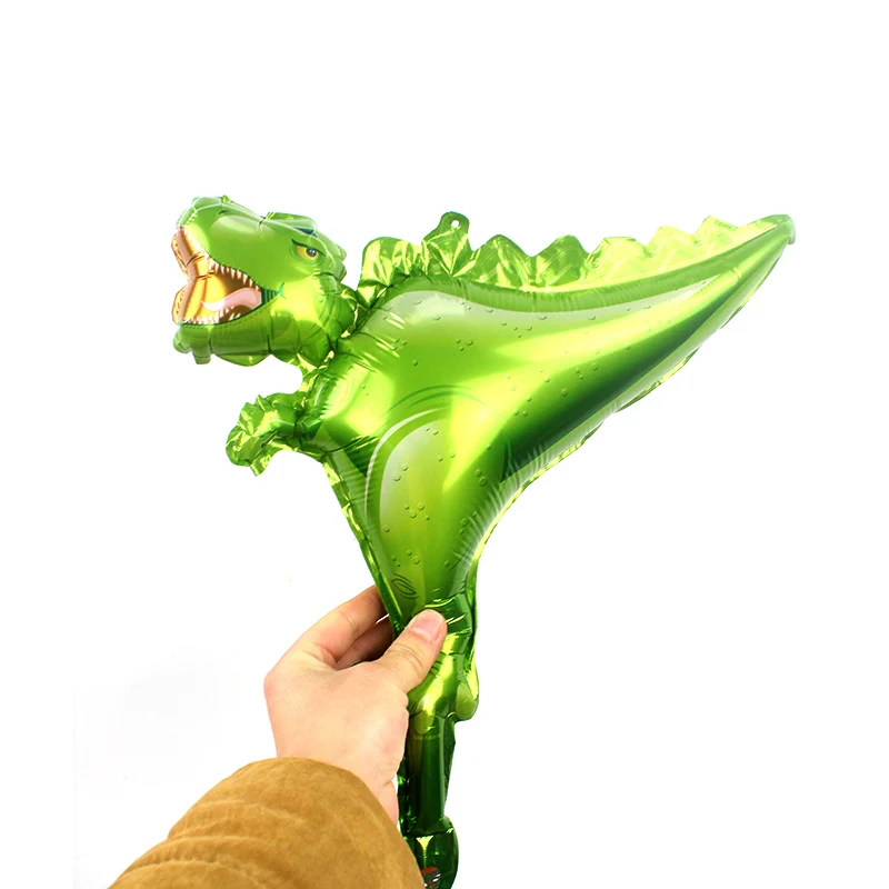 16inch green dino Вечерние воздушные шары в виде динозавра, украшения на день рождения, единорога, товары для вечеринок в стиле Юрского периода, вечерние балоны, детские игрушки - Цвет: 16inch green dino