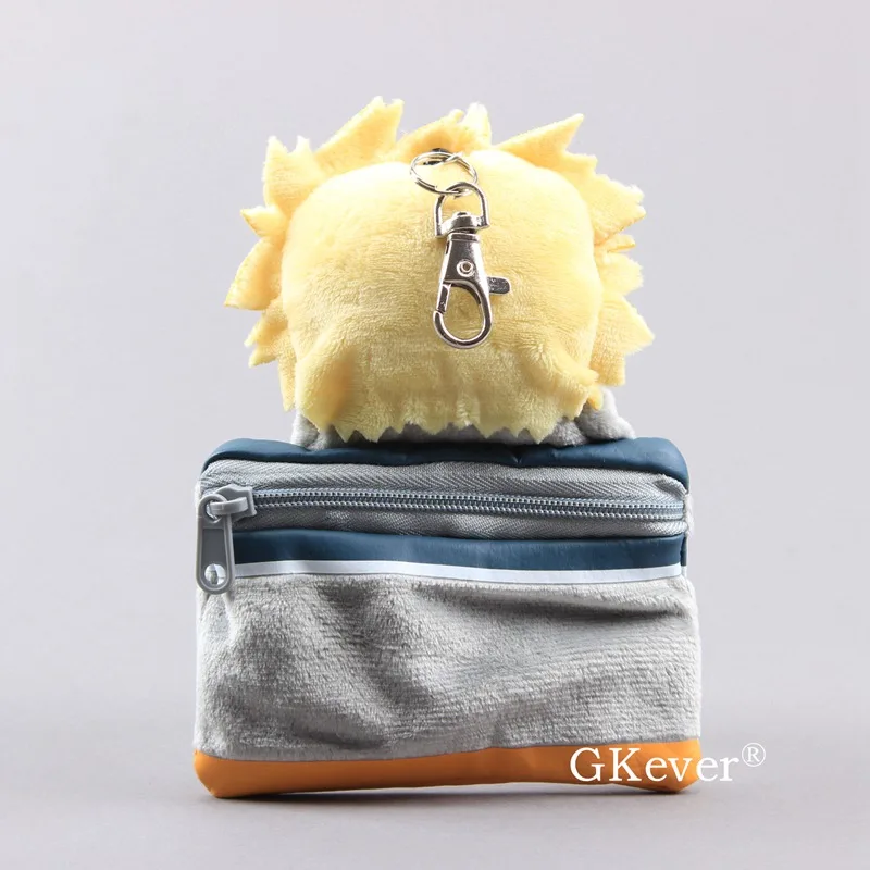 Плюшевый талисман, кошелек с изображением героев мультфильма «Мой герой», Bakugou, катсуки, мидория изуку, маленькая сумка для карт, 11*14 см, подарок для детей