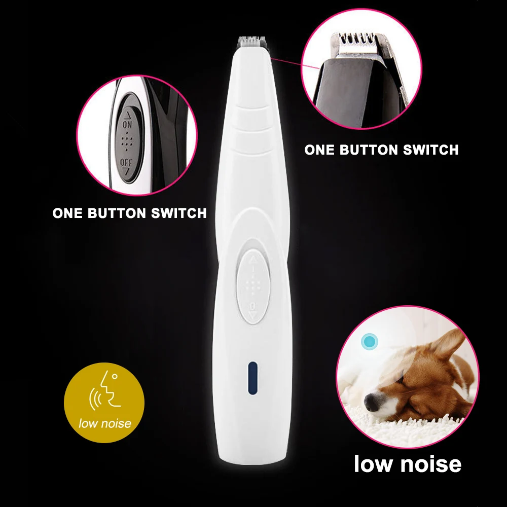 USB Перезаряжаемый триммер для собак кошек ног инструмент груминга домашних