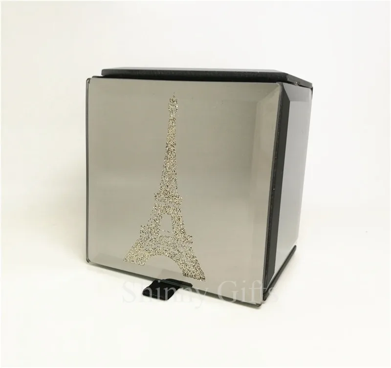 2017 Новый дизайн стеклянная коробка безделушка для ювелирных изделий Свадебные