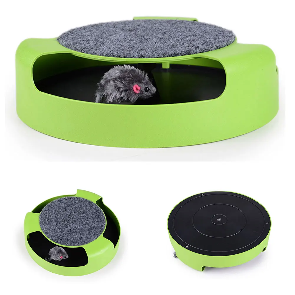 Кошка котенок игрушка круглый царапинам площадку с мышь скребок весело