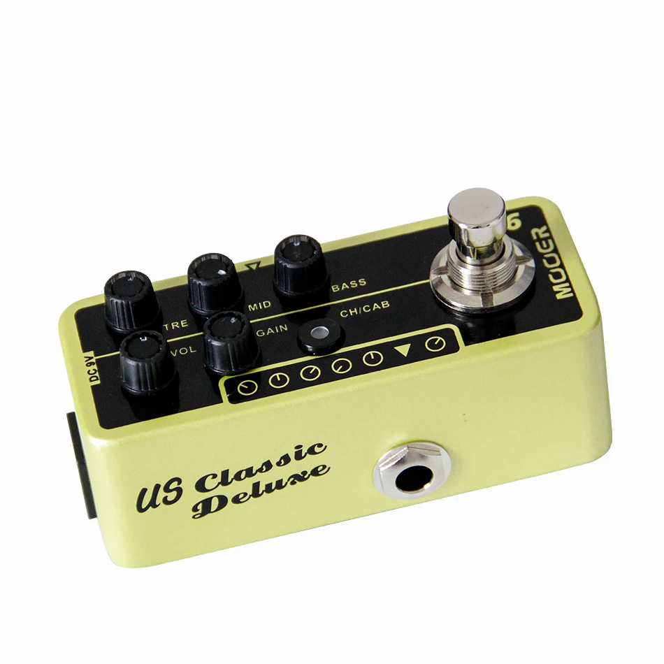 Mooer M006 US классический Роскошная электрогитара Педальный динамик с эффектами