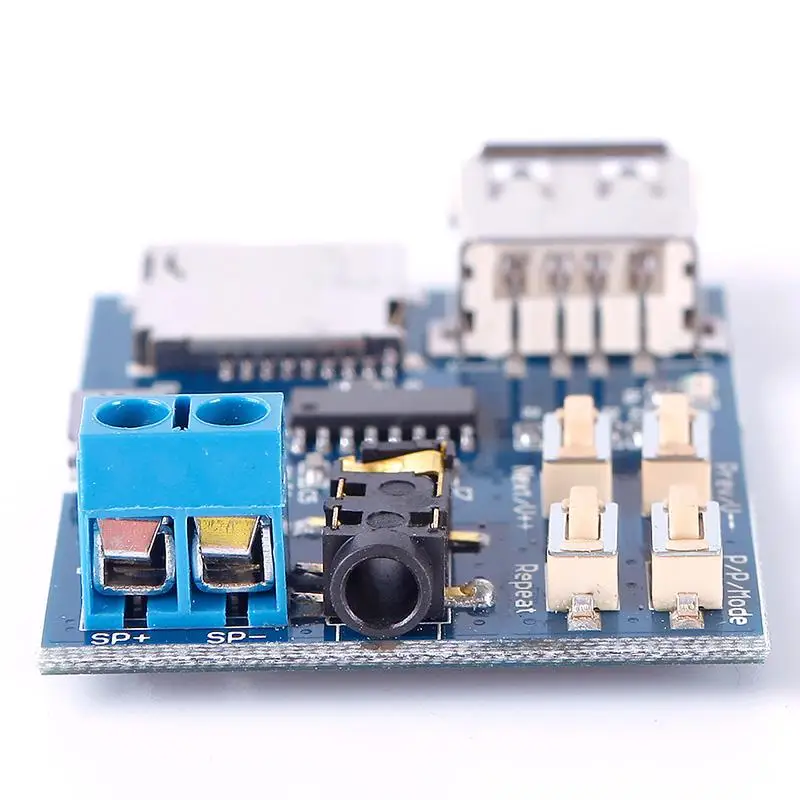 Новый декодирующий декодер MP3 плеер аудио модуль Плата с портом Micro USB #69356|audio port|usb