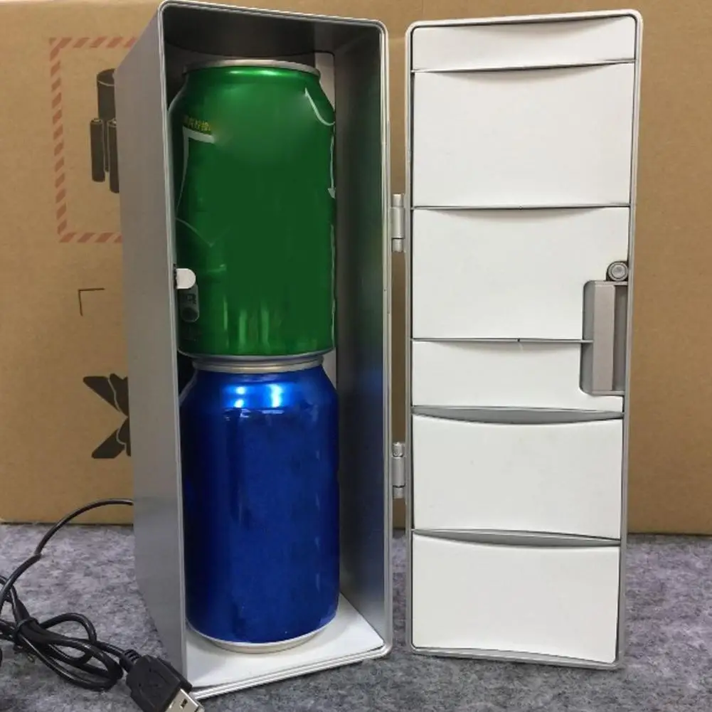 Портативный USB мини-холодильник, морозильник и теплее для домашнего офиса автомобиля лодки, помогая вам охладить летом