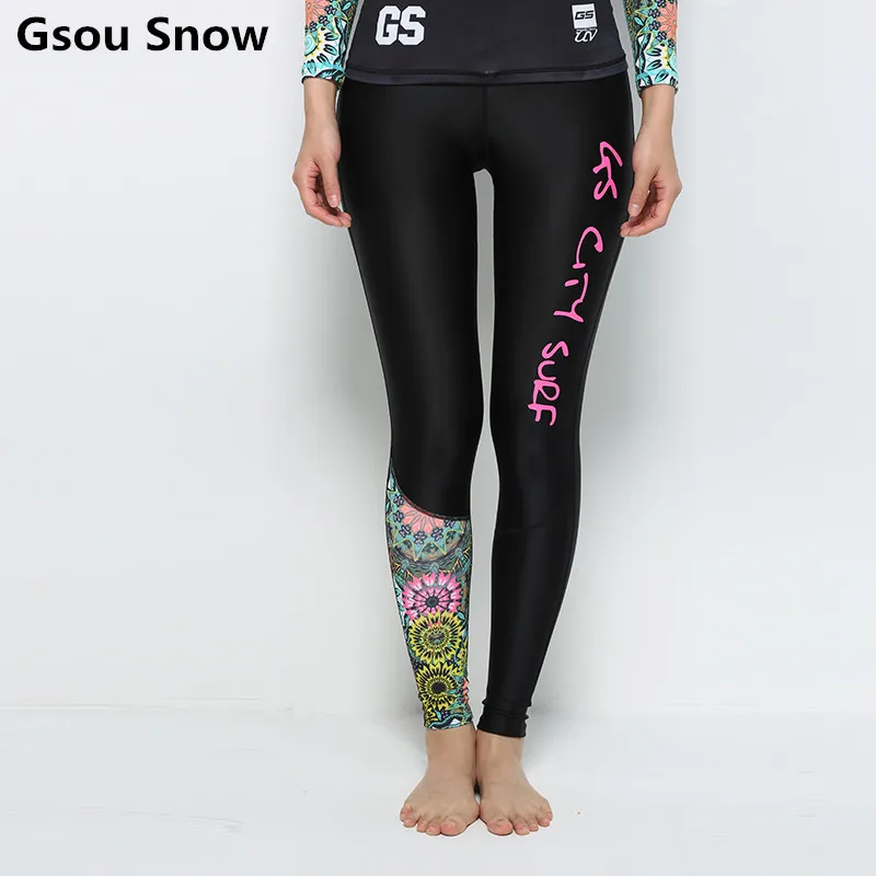 2017 GS купальники для женщин леггинсы серфинга колготки плавания гидрокостюм