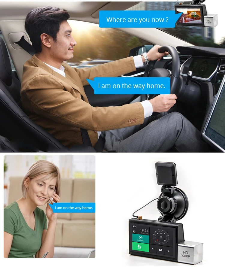 Bluavido 3g Автомобильный видеорегистратор gps регистратор FHD 1080P WDR с функцией ночного видения автоматический видеорегистратор с задней камерой регистратор удаленный мониторинг