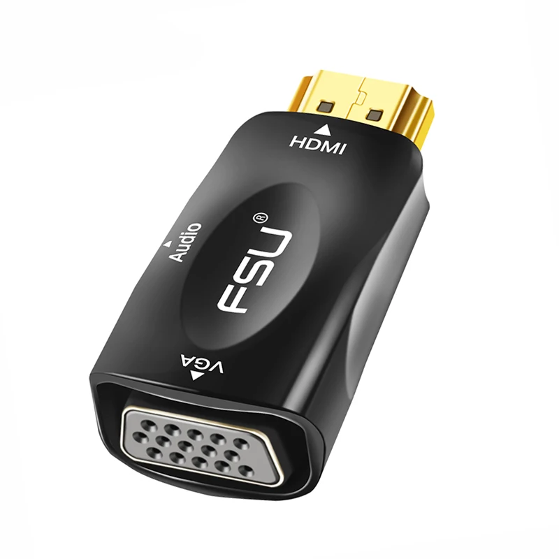 Переходник HDMI VGA с аудиокабелем штырь гнездо 1080p HD для PS3 PS4 ПК ноутбука планшета TV