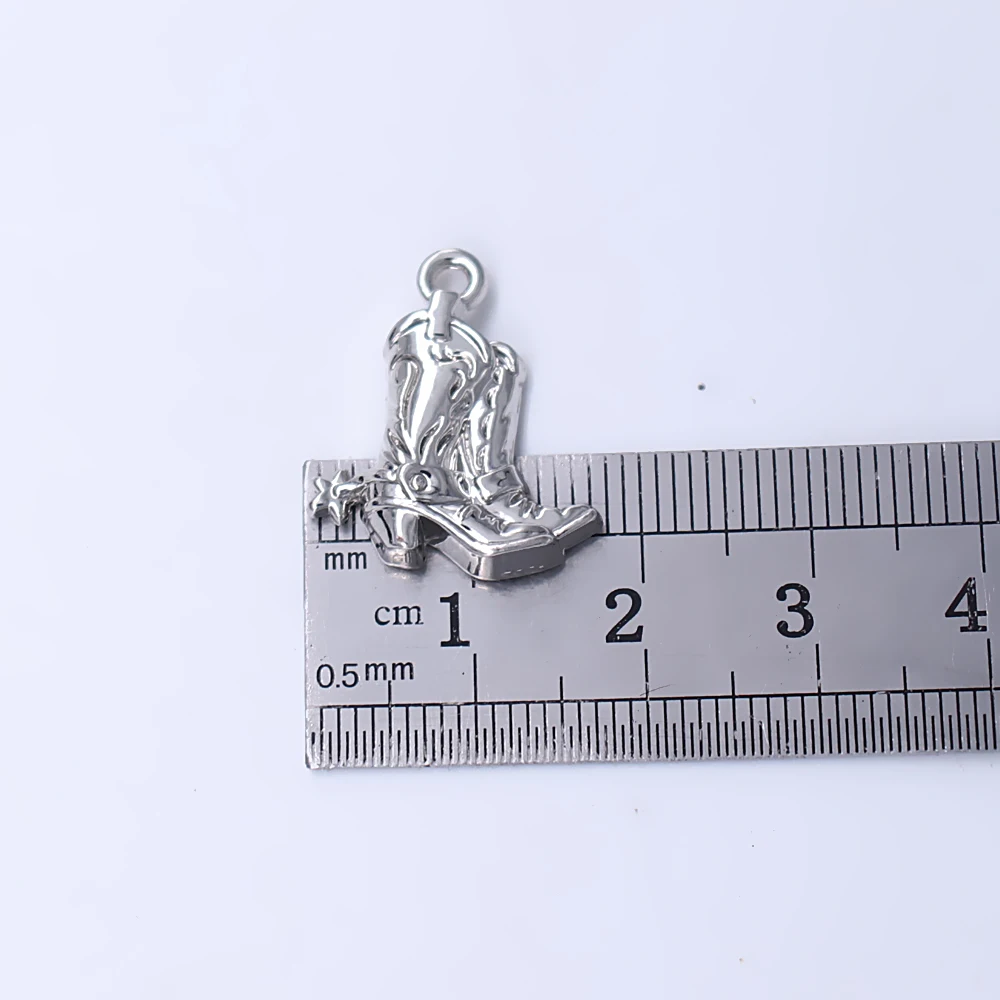 Лидер продаж Модные металлические ботинки в стиле хип хоп подвеска для обуви