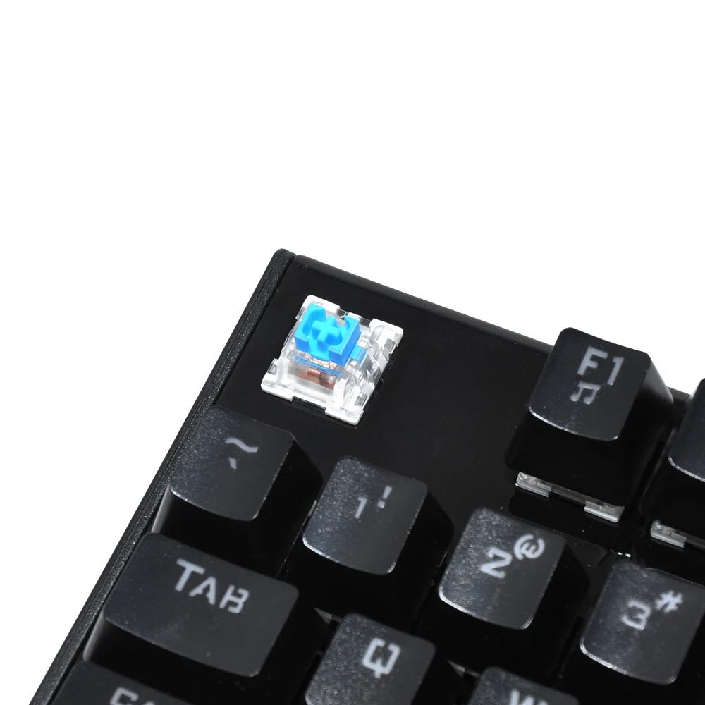 Механическая игровая клавиатура Deepfox 87 клавиш синий переключатель подсветка
