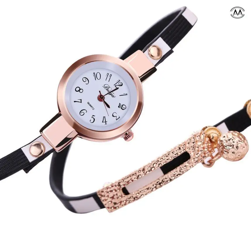 Модные женские очаровательные наручные часы с кожаным ремешком Relogio Feminino Reloj Mujer