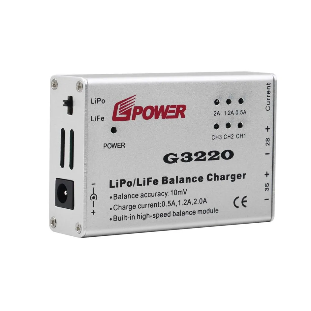 Without Adapter Портативный G3220 Lipo аккумулятор Зарядка скорость баланс зарядное устройство адаптер для Parrot Ar Drone 2,0/1,0 - Цвет: Without Adapter