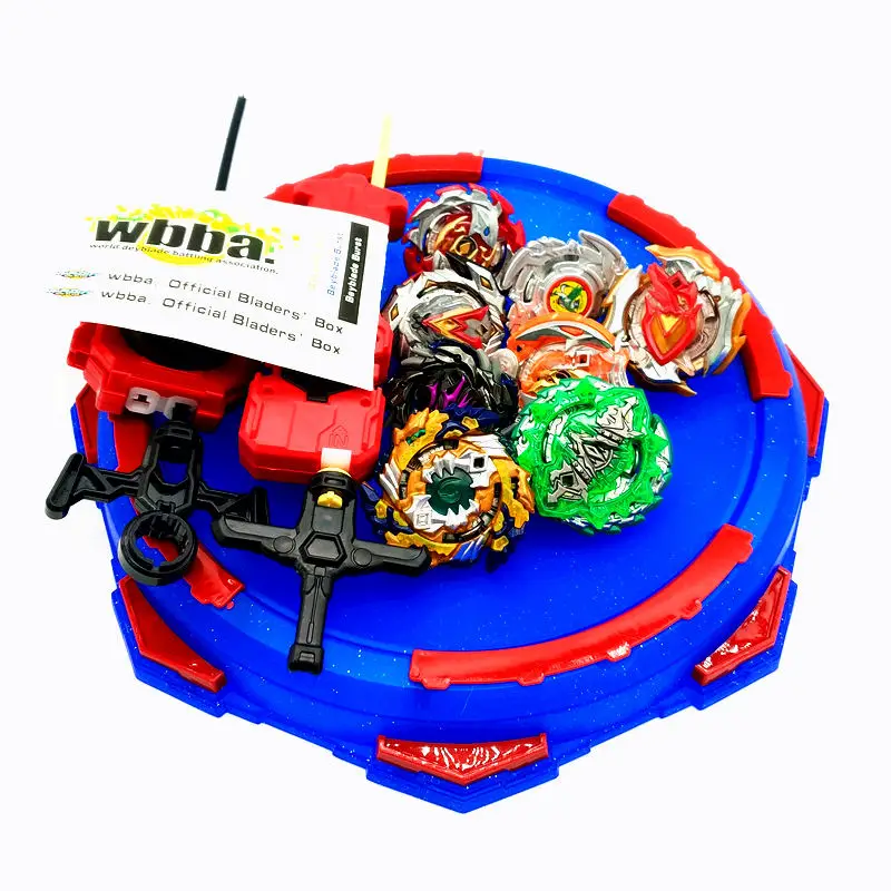 Beyblade Burst игрушки с пусковым устройством стартер и арена игрушка Металл Fusion Бог спиннинг Топ bayblade Blade лезвия игрушки - Цвет: 8pcsArena007