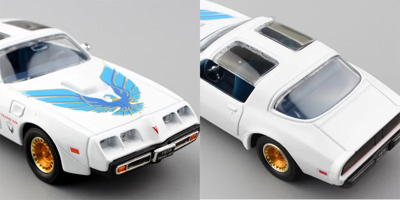 1:43 mini 1979 Pontiac Жар-птица Транс АМ Классическая старая мышечная шкала автомобиль авто металлические и литые игрушечные модели Золотой подарок для мальчиков