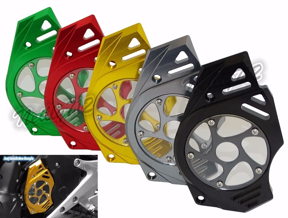 Waase для Kawasaki ER6N ER6F 2006 2007 2008 2009 2010 2011 2012 2013 переднего колеса цепи гвардии Крышка двигателя
