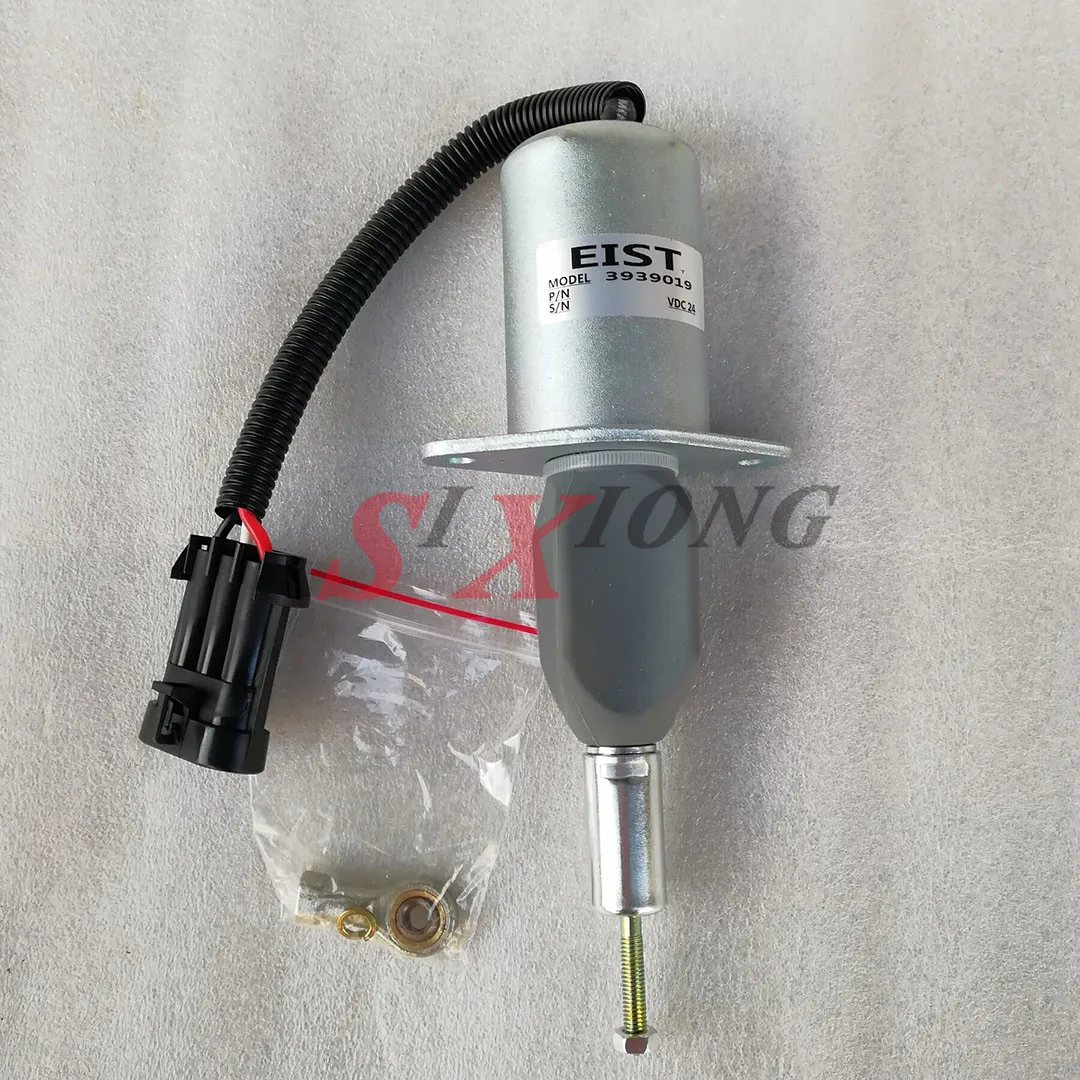3939019 Запчасти для экскаватора 24V Flameout стоп соленоид Cummins|Двигатель грузовика| |