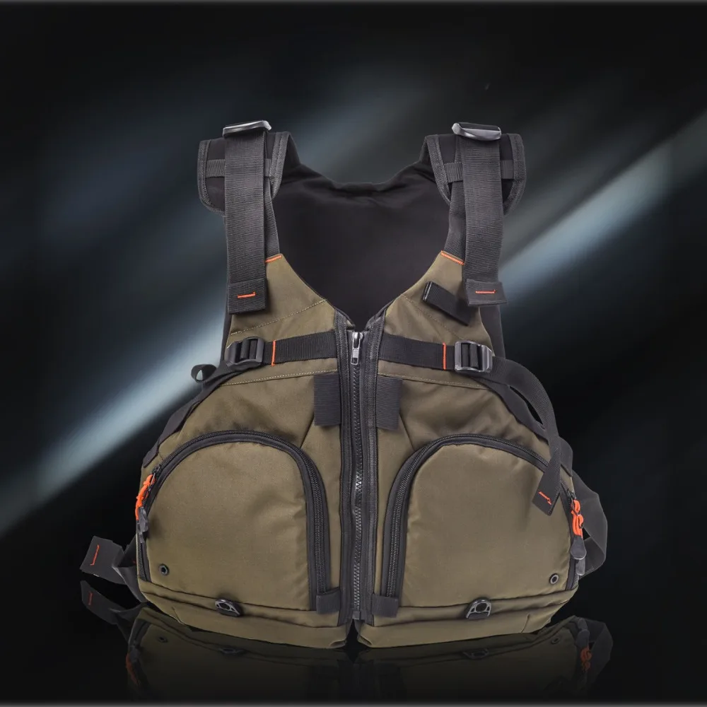 Летать каяк для рыбной ловли на жизнь спасательный жилет куртка